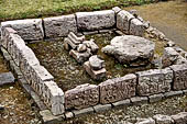 Candi Cetho - bas reliefs panels placed on the ninth terrace.